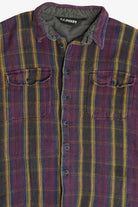 Vintage P.J. Henry Striped Heavyweight Cotton Tweed Flannel (1990s)