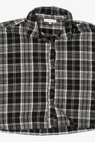 Black And White Hyfve Flannel Button Up Shirt (2020s)
