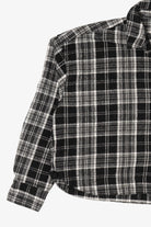 Black And White Hyfve Flannel Button Up Shirt (2020s)
