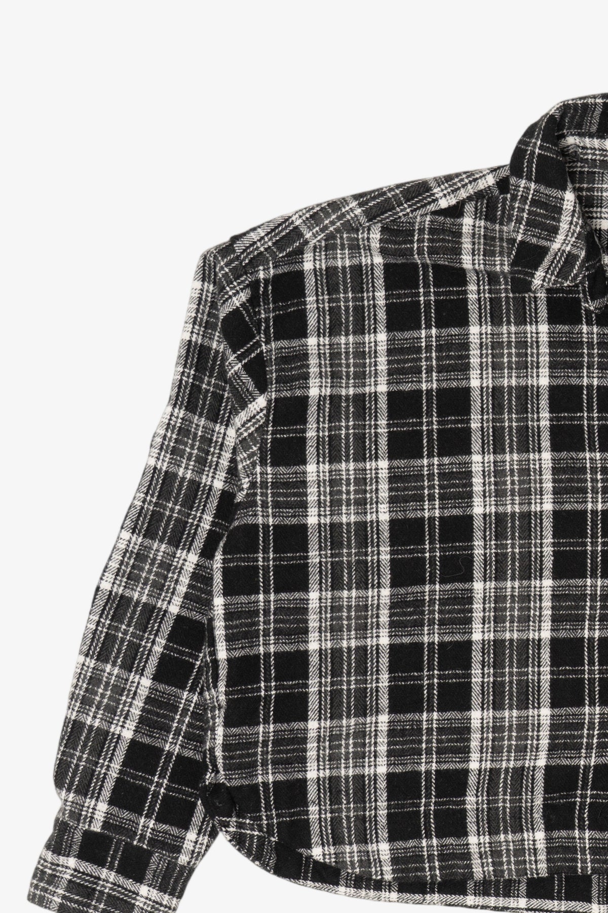 Black And White Hyfve Flannel Button Up Shirt (2020s)
