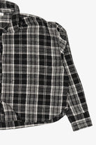 Black And White Hyfve Flannel Button Up Shirt (2020s)