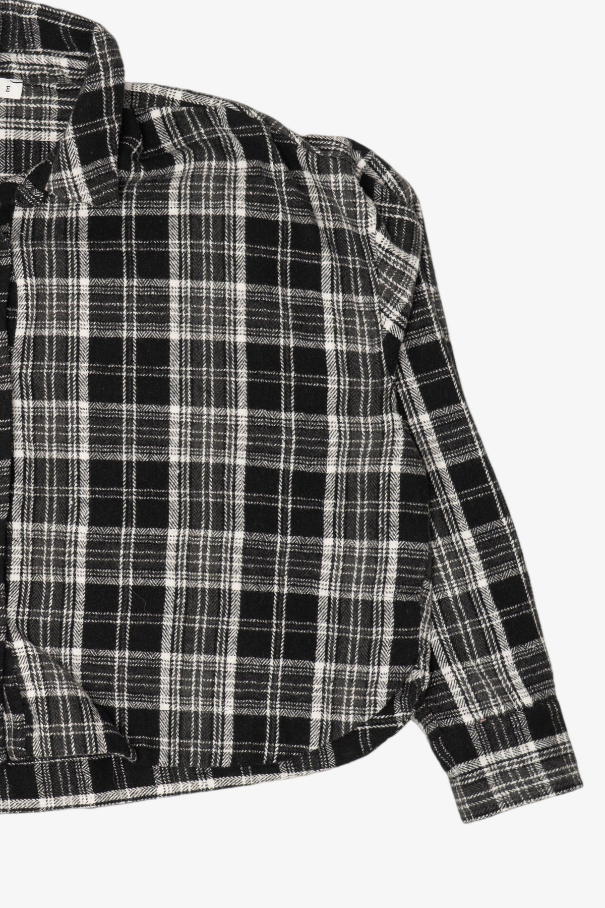 Black And White Hyfve Flannel Button Up Shirt (2020s)