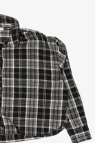 Black And White Hyfve Flannel Button Up Shirt (2020s)