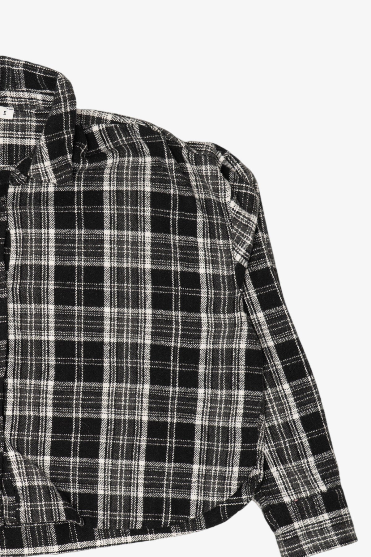 Black And White Hyfve Flannel Button Up Shirt (2020s)