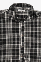 Black And White Hyfve Flannel Button Up Shirt (2020s)