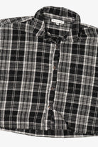 Black And White Hyfve Flannel Button Up Shirt (2020s)