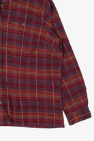 Burgundy Duluth Trading Co. Flannel Button Up Shirt (2010s)