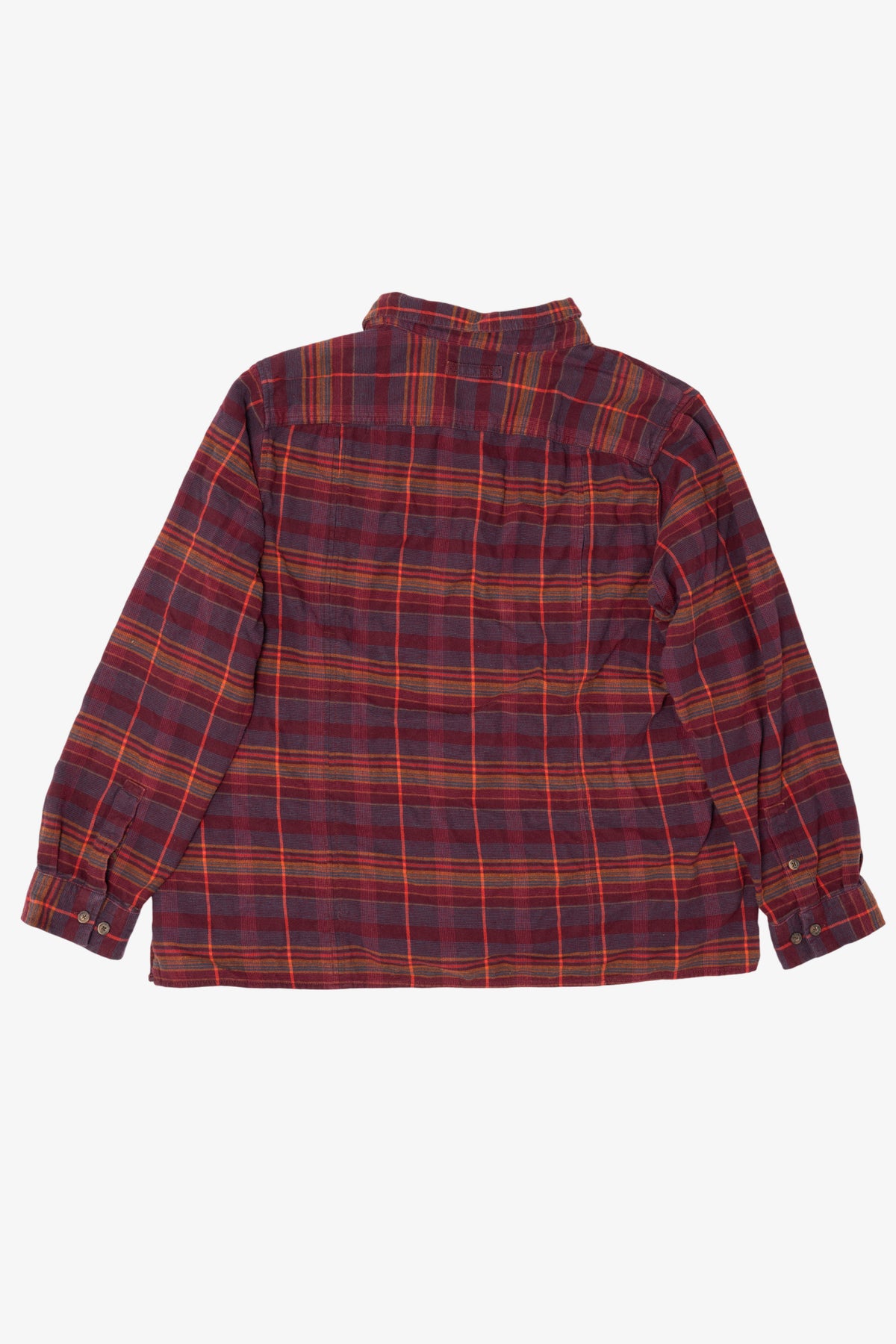 Burgundy Duluth Trading Co. Flannel Button Up Shirt (2010s)