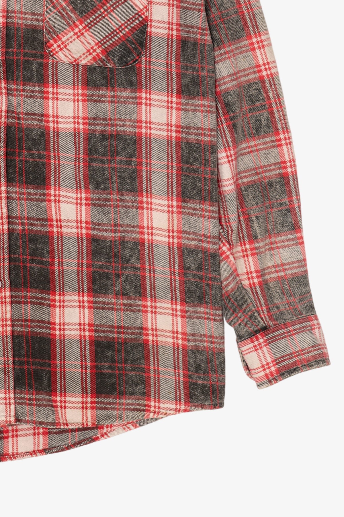 Vintage Red Sports Afield Button Up Flannel Shirt (1990s)