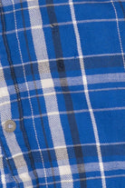 Blue Reversible Columbia Button Up Flannel Shirt (2010s)