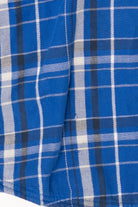 Blue Reversible Columbia Button Up Flannel Shirt (2010s)