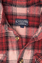 Vintage Red Canyon Creek Button Up Flannel Shirt (1990s)