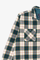 Vintage Green Plaid John Blair Button Up Flannel Shirt (1990s)