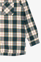 Vintage Green Plaid John Blair Button Up Flannel Shirt (1990s)