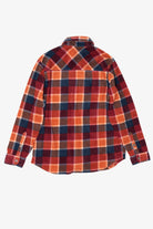 Orange Freedom Foundry Button Up Flannel Shirt (2010s)