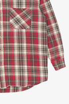 Vintage Red Big Mac Button Up Flannel Shirt (1990s)