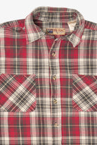 Vintage Red Big Mac Button Up Flannel Shirt (1990s)