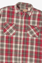 Vintage Red Big Mac Button Up Flannel Shirt (1990s)