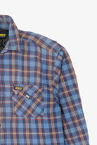 Vintage Blue Blåkläder Quilt Lined Flannel Shirt (1990s)