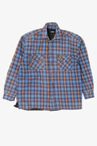 Vintage Blue Blåkläder Quilt Lined Flannel Shirt (1990s)