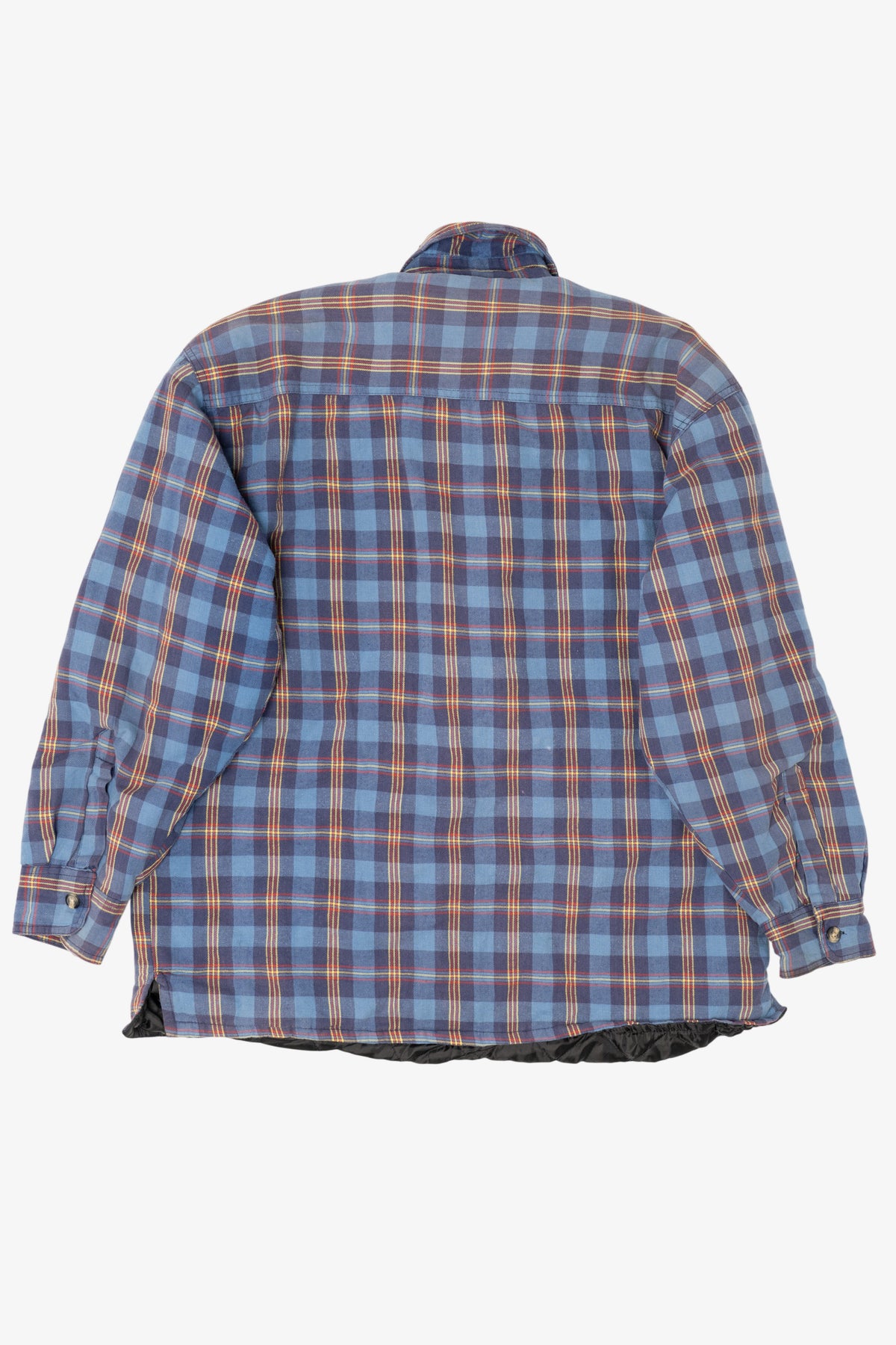 Vintage Blue Blåkläder Quilt Lined Flannel Shirt (1990s)