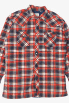 Vintage Red Ely Cattleman Quilt Lined Button Up Flannel Shirt (1990s)