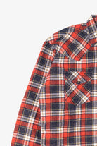 Vintage Red Ely Cattleman Quilt Lined Button Up Flannel Shirt (1990s)