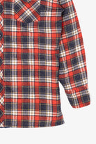 Vintage Red Ely Cattleman Quilt Lined Button Up Flannel Shirt (1990s)