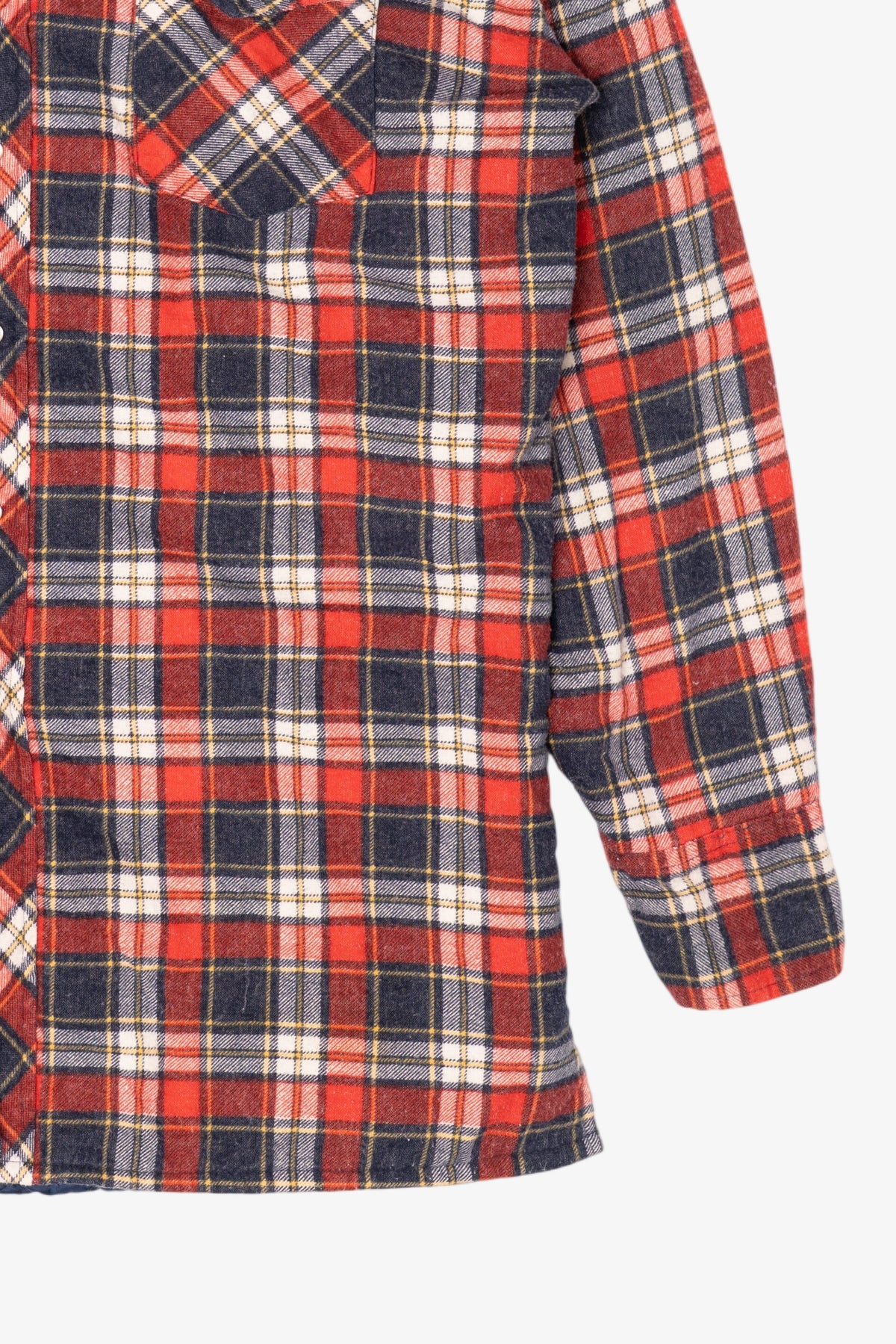Vintage Red Ely Cattleman Quilt Lined Button Up Flannel Shirt (1990s)