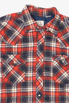Vintage Red Ely Cattleman Quilt Lined Button Up Flannel Shirt (1990s)