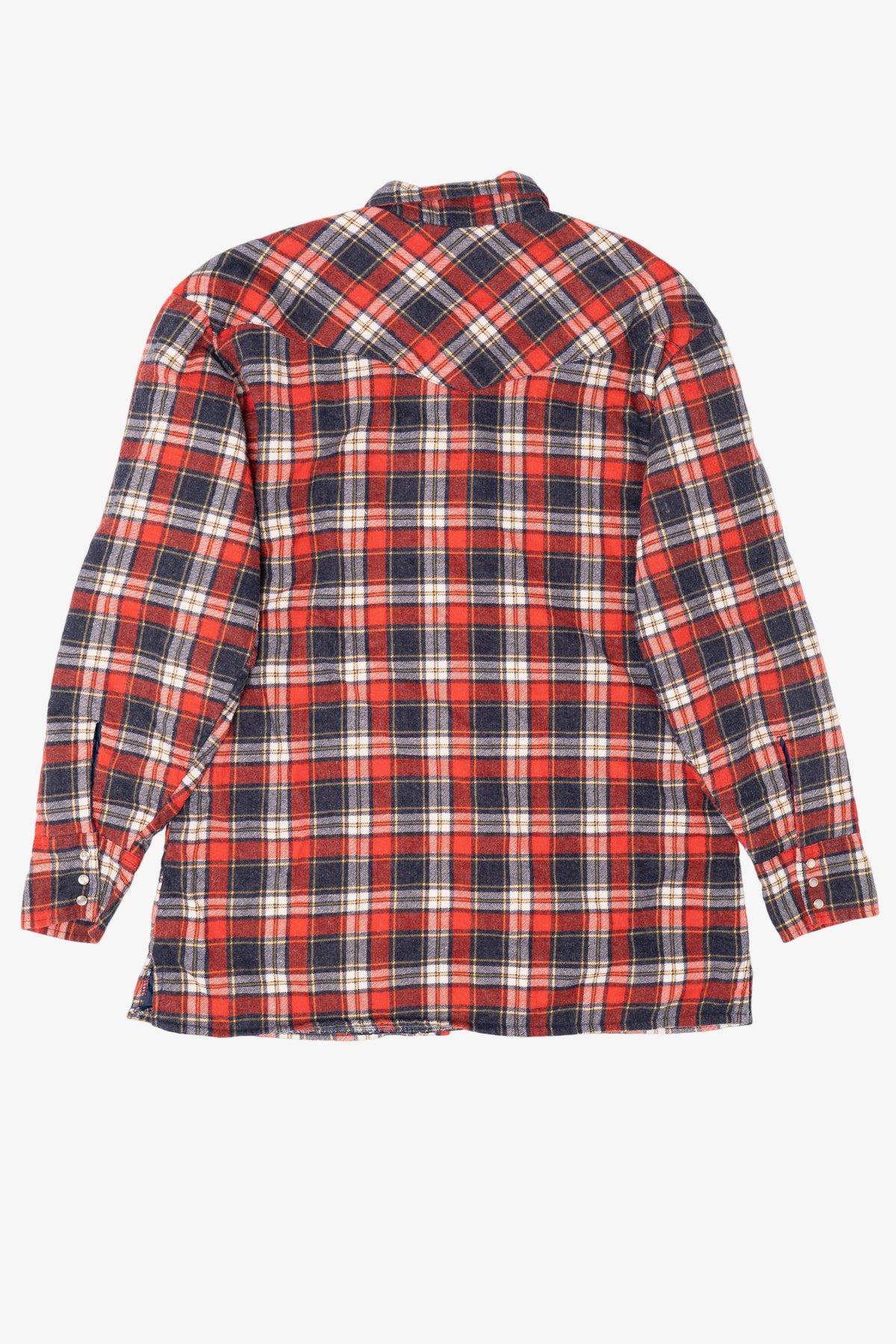 Vintage Red Ely Cattleman Quilt Lined Button Up Flannel Shirt (1990s)