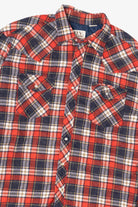 Vintage Red Ely Cattleman Quilt Lined Button Up Flannel Shirt (1990s)