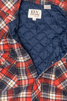Vintage Red Ely Cattleman Quilt Lined Button Up Flannel Shirt (1990s)