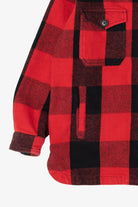 Red Plaid Lucky Brand Button Up Shirt (2010s)
