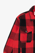 Red Plaid Lucky Brand Button Up Shirt (2010s)