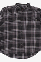 Dark Gray Plaid Wolverine Button Up Shirt (2010s)