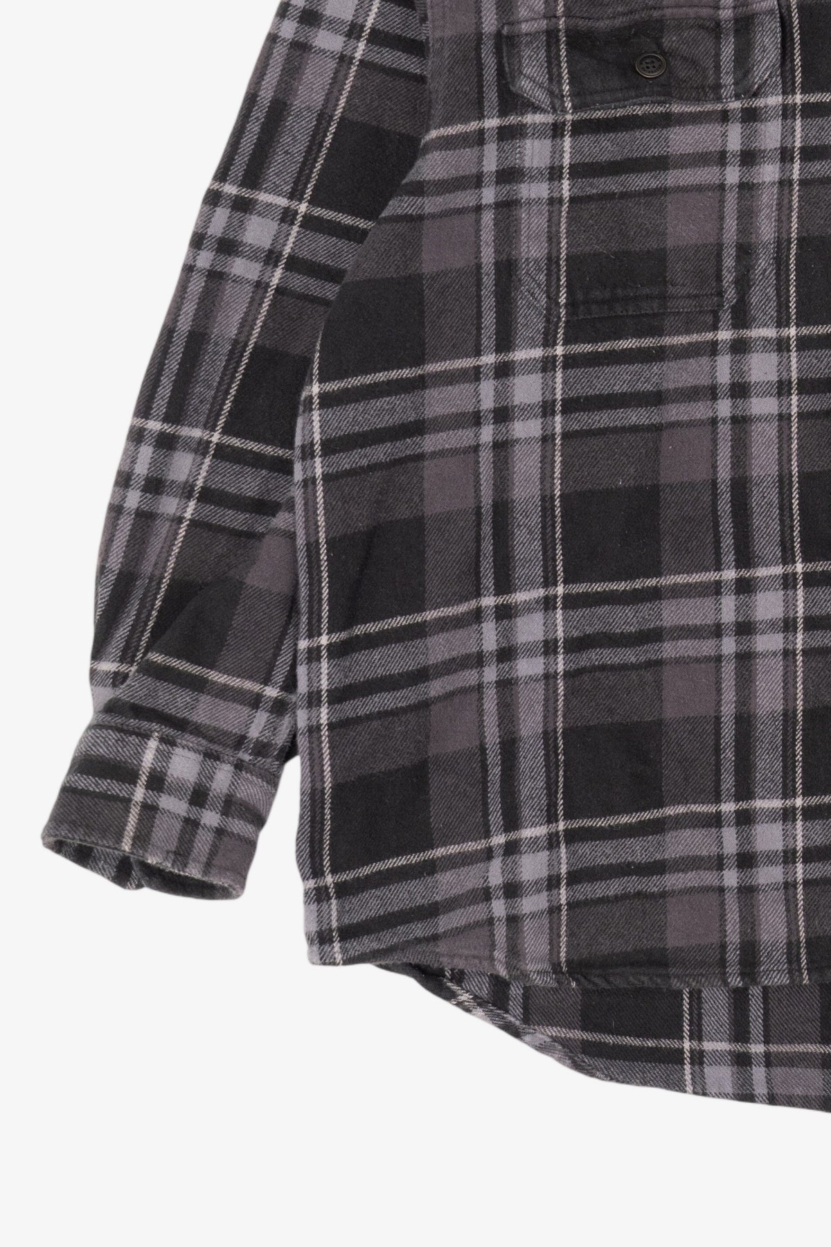 Dark Gray Plaid Wolverine Button Up Shirt (2010s)