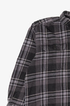 Dark Gray Plaid Wolverine Button Up Shirt (2010s)