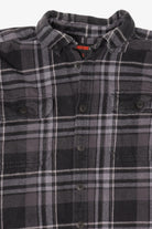 Dark Gray Plaid Wolverine Button Up Shirt (2010s)