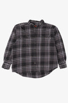 Dark Gray Plaid Wolverine Button Up Shirt (2010s)