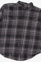 Dark Gray Plaid Wolverine Button Up Shirt (2010s)