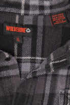 Dark Gray Plaid Wolverine Button Up Shirt (2010s)