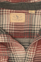 Plaid Red Head Ranch Button Up Shirt (2010s)