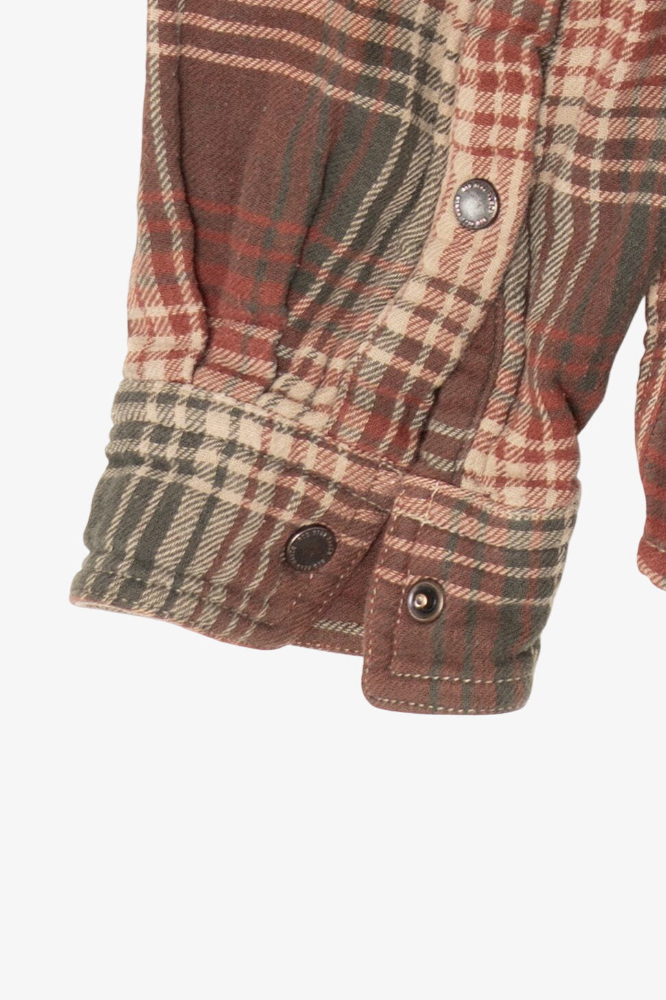 Plaid Red Head Ranch Button Up Shirt (2010s)