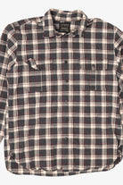 Vintage Charcoal Plaid J. Crew Button Up Shirt (1990s)