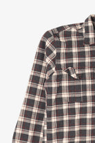 Vintage Charcoal Plaid J. Crew Button Up Shirt (1990s)