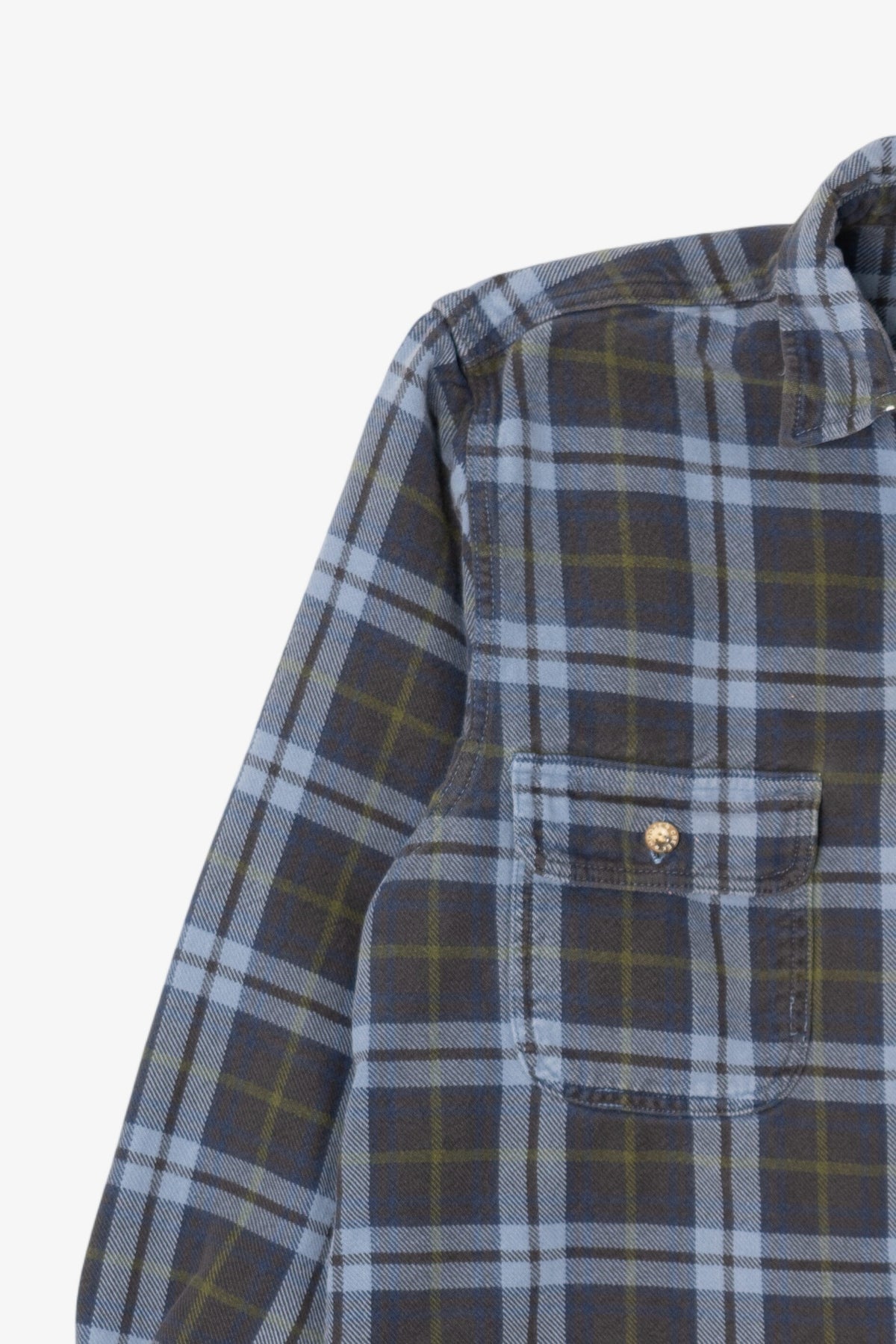 Vintage Navy Blue Moose Creek Button Up Shirt (1990s)