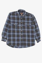 Vintage Navy Blue Moose Creek Button Up Shirt (1990s)