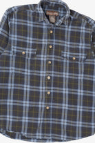 Vintage Navy Blue Moose Creek Button Up Shirt (1990s)