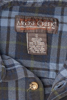 Vintage Navy Blue Moose Creek Button Up Shirt (1990s)